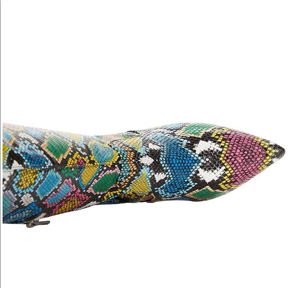 Steve Madden Viktory thigh high boot bright snake - Picture 5 of 12